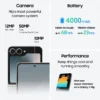 SAMSUNG Galaxy Z Flip6, AI Smartphone, Android, 12GB RAM, New 50MP Camera, FlexCam, Long Battery Life, IP48