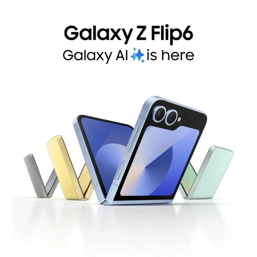 sg-11134301-7rdxi-lxjjkmb7o50g13.webp SAMSUNG Galaxy Z Flip6, AI Smartphone, Android, 12GB RAM, New 50MP Camera, FlexCam, Long Battery Life, IP48